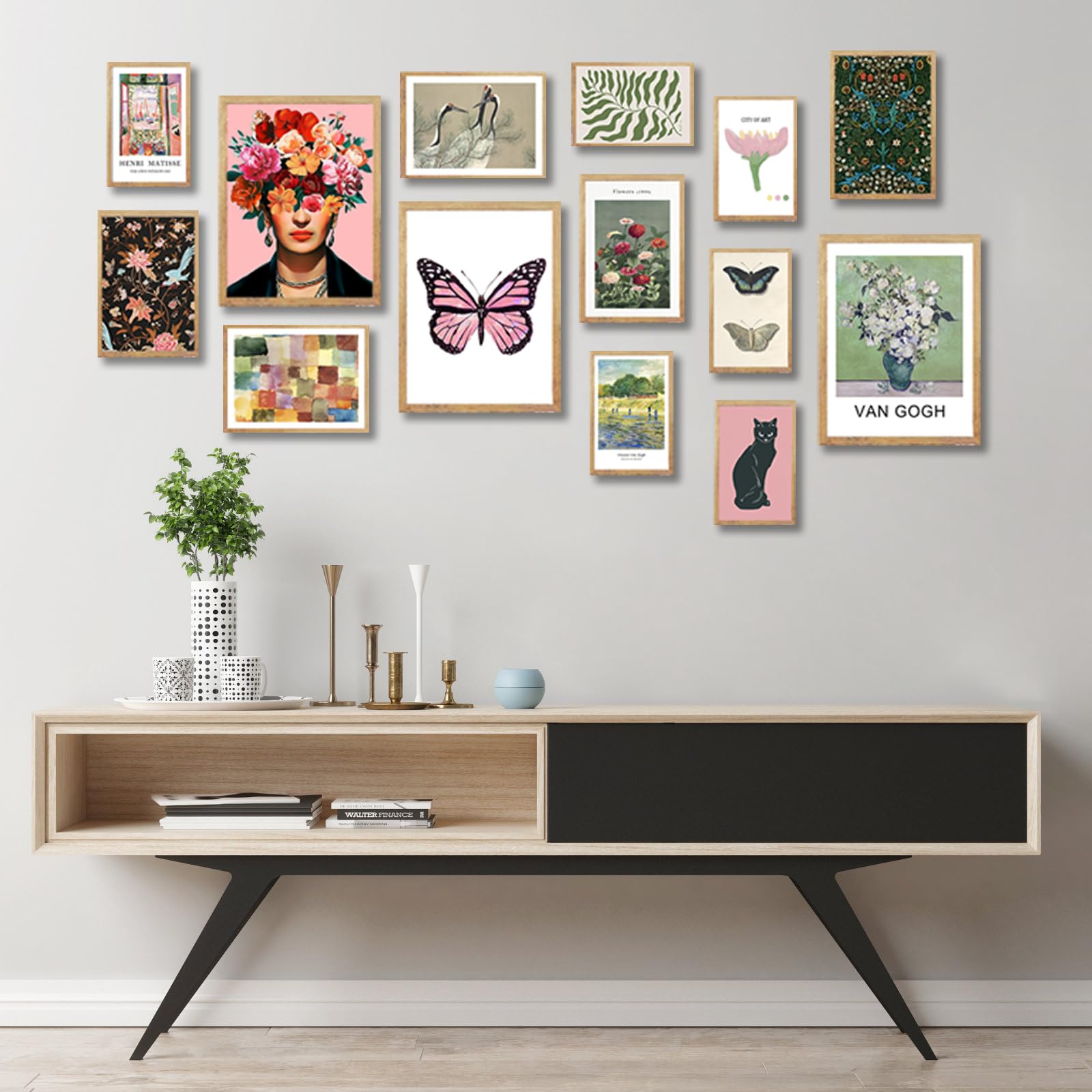 Amazon.com: Vintage Eclectic Wall Art, Colorful Bohemian